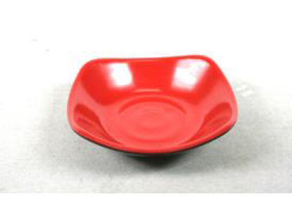 Picture of Melamin red S.Q. DEEP PLATE #2(11.5cm)(12)